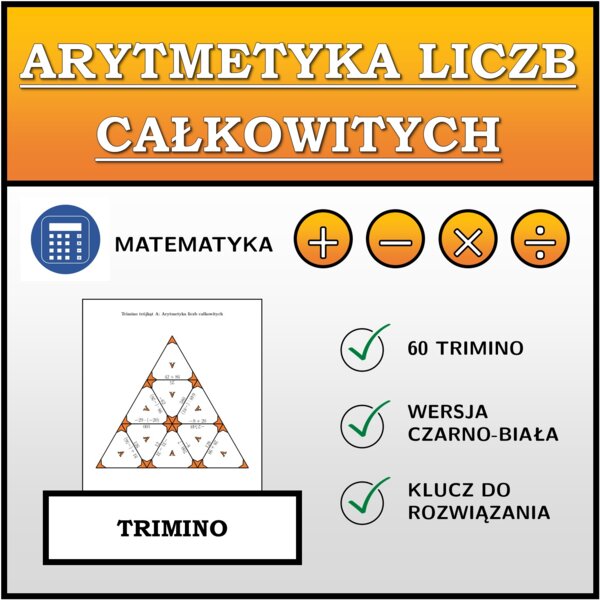 Trimino - Arytmetyka liczb całkowitych | matematyka