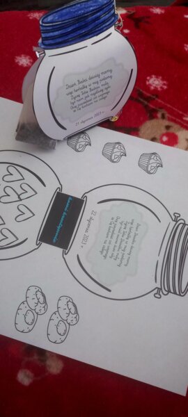 Słoik na herbatkę dla Babci i Dziadka