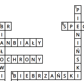 Krzyżówka- ochrona przyrody