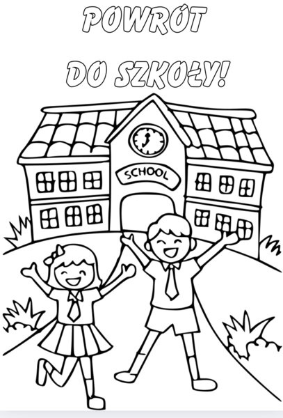 Powrót do szkoły- zestaw kolorowanek