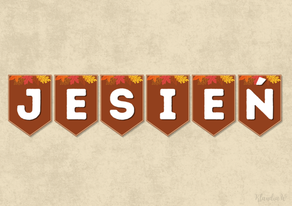JESIEŃ - GIRLANDA