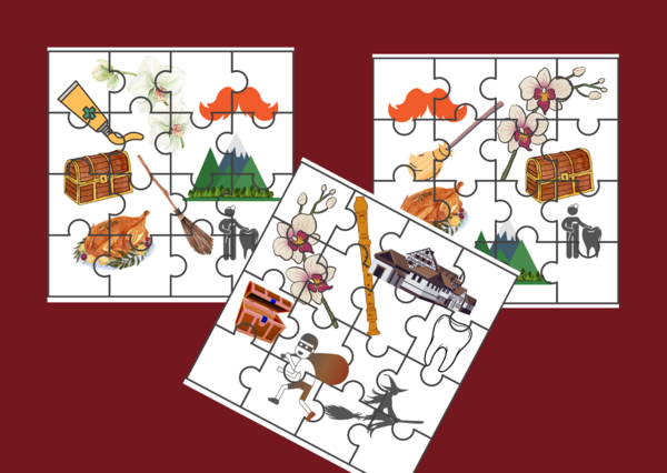 "KAJKO I KOKOSZ. SZKOŁA LATANIA" – puzzle – ikonki