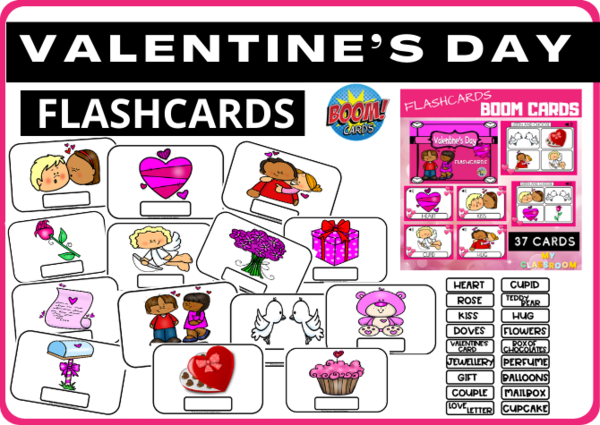 VALENTINE'S DAY - FLASHCARDS
