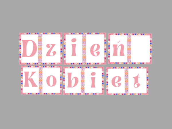 Dzień Kobiet - gazetka