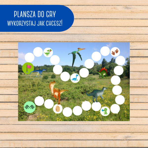 Plansza do gry | Dinozaury