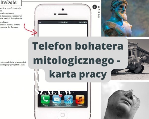 Telefon bohatera mitologicznego - karta pracy