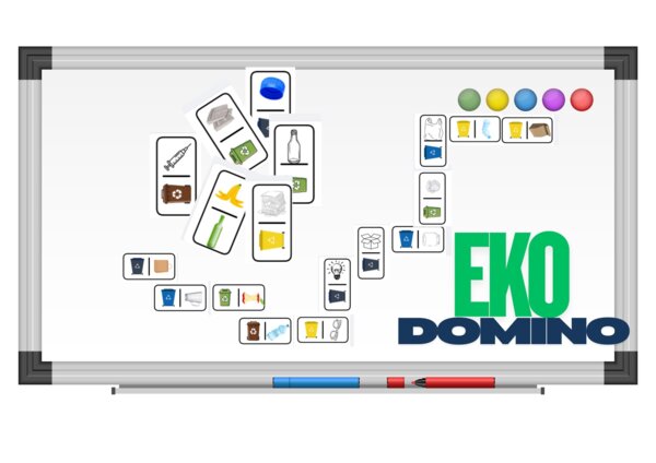 EKO-DOMINO - nauka segregacji odpadów poprzez grę edukacyjną (do druku)