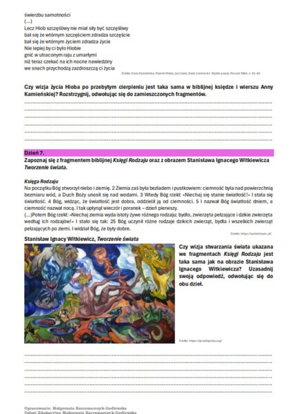 Zadania do matury pisemnej