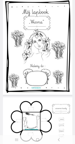 Lapbook wiosna