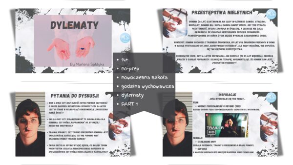 DYLEMATOWNIK ETYCZNY (cz. 1) | 12 Nowoczesnych Scenariuszy dla MŁODZIEŻY 14+