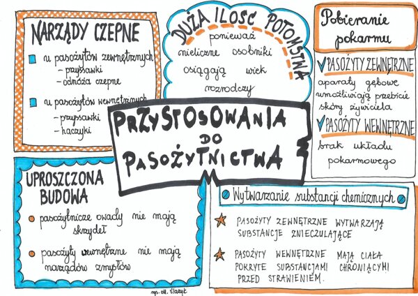 Przystosowania do pasożytnictwa