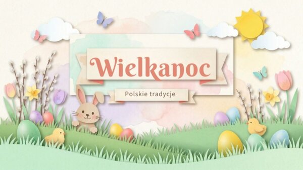 Wielkanoc - Polskie tradycje (gazetka szkolna / prezentacja, 19 plansz)