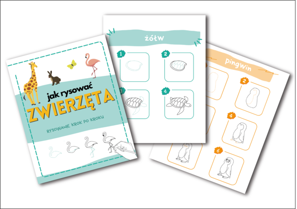Jak rysować zwierzęta - rysowanie krok po kroku