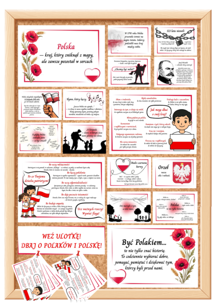 11 listopada Narodowe Święto Niepodległości- gazetki, girlanda, ulotki dla rodziców oraz ulotki dla dzieci