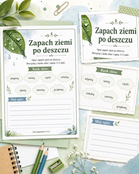 Zapach ziemi po deszczu