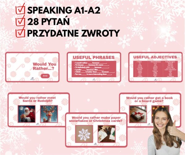 CHRISTMAS SPEAKING WOULD YOU RATHER...