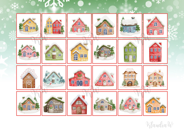 Zimowe memory - domki