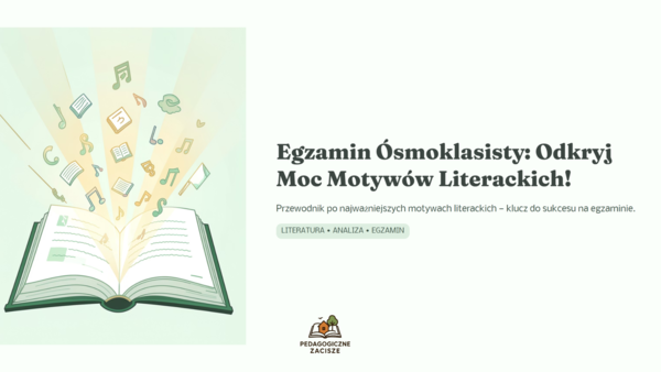 Motywy Literackie- Egzamin Ósmoklasisty