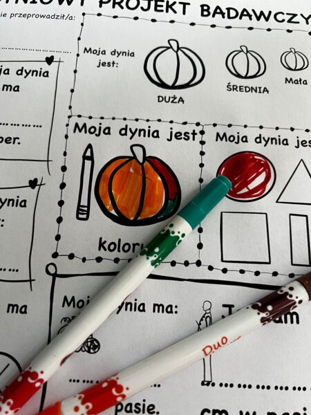 Dyniowy projekt badawczy-nauczanie przez doświadczanie