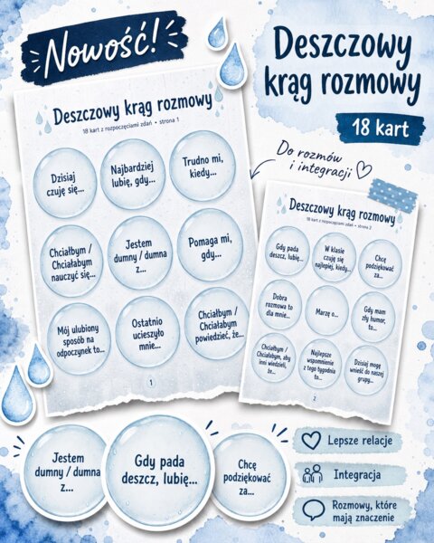Deszczowy krąg rozmowy