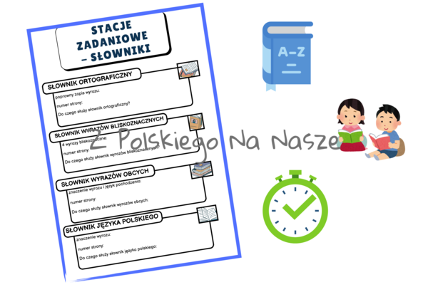 Stacje zadaniowe - jak posługiwać się słownikami?