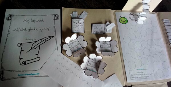 Lapbook - alfabet, głoski, sylaby