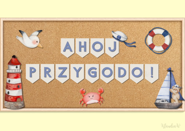 Gazetka Szkolna na Lato i Wakacje -  „Ahoj Przygodo!”