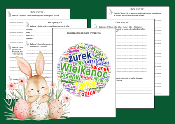 WIELKANOC – karty pracy (kl. 4–6)