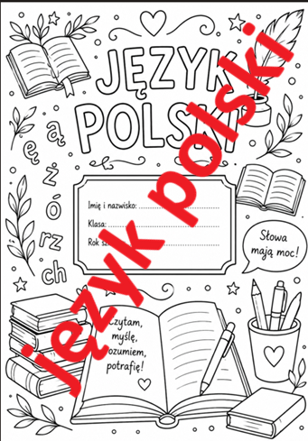 Wklejka do zeszytu z języka polskiego