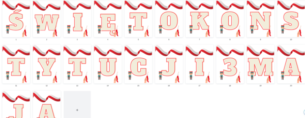 ŚWIĘTO KONSTYTUCJI 3 MAJA - GIRLANDA 2