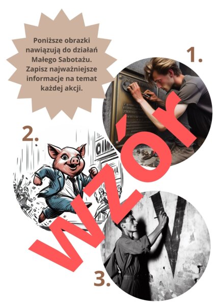 Akcje Małego Sabotażu /Kamienie na Szaniec/