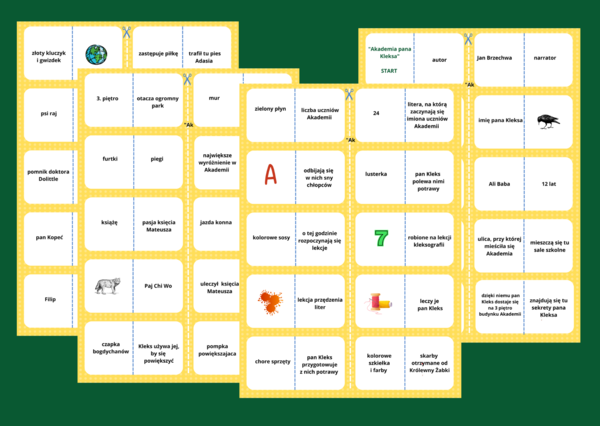 "AKADEMIA PANA KLEKSA" - domino