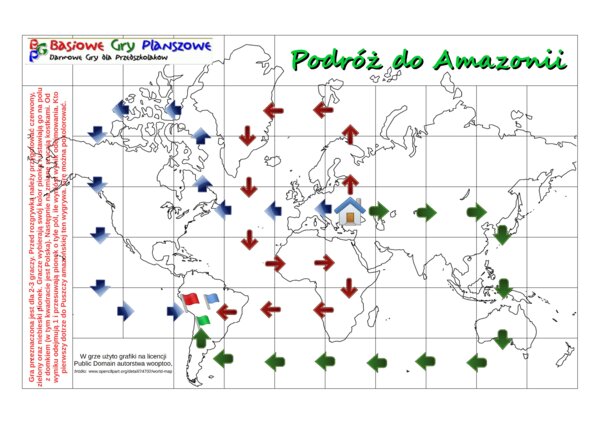 Podróż do Amazonii – Gra planszowa