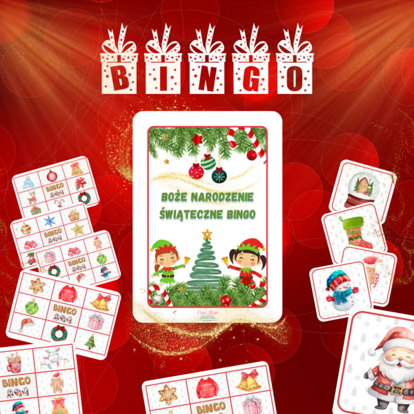 Boże Narodzenie - świąteczna gra BINGO