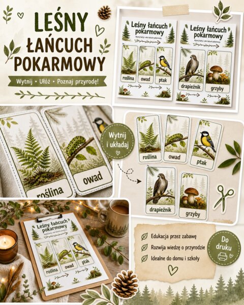 Leśny łańcuch pokarmowy