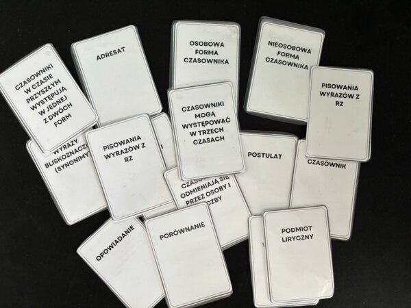 Fiszki - dział III język polski klasa 4 (nowa era)