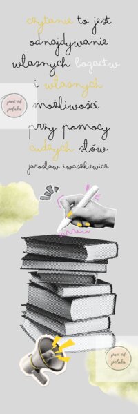 Zakładka do książki, upominek na koniec roku