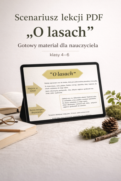 "O lasach". Ks. Jan Twardowski. Scenariusz lekcji