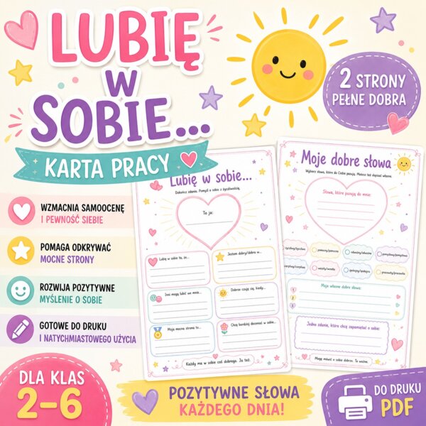 Zadanie. Lubię w sobie...
