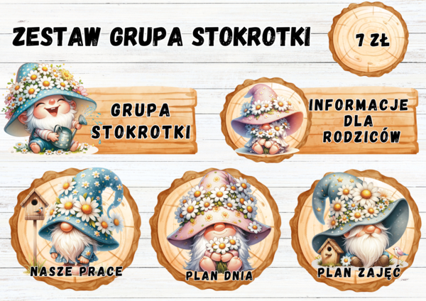 ZESTAW GRUPOWY GRUPA "STOKROTKI"