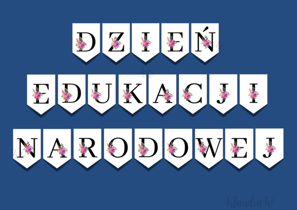 Dzień Edukacji Narodowej - girlanda 2
