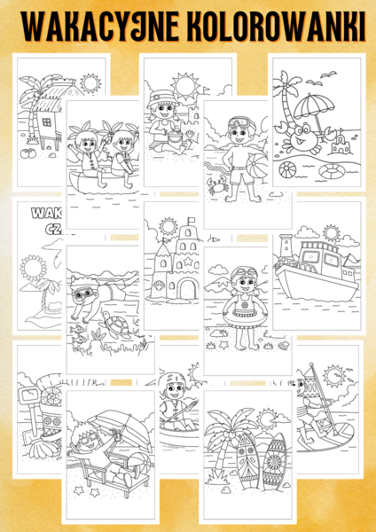 WAKACYJNE KOLOROWANKI