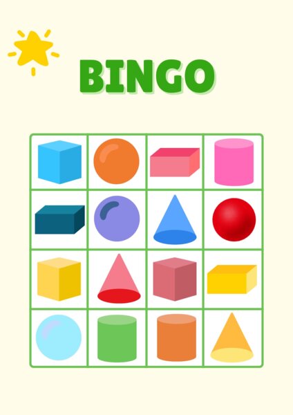 bingo: Figury Przestrzenne