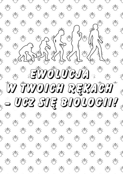 PLAKAT BIOLOGIA XXL - DO DRUKU, KOLOROWANKA