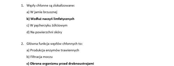 Test- układ odpornościowy