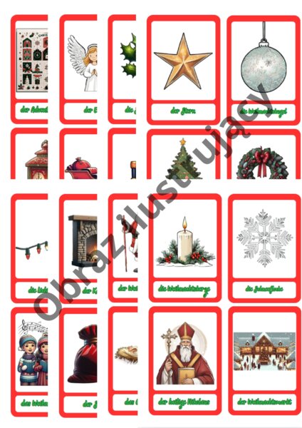 Weihnachten - Flashcards
