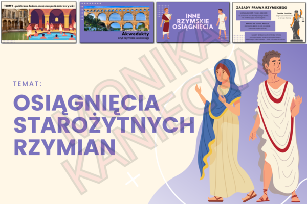 Osiągnięcia starożytnych Rzymian - historia klasa 5 prezentacja