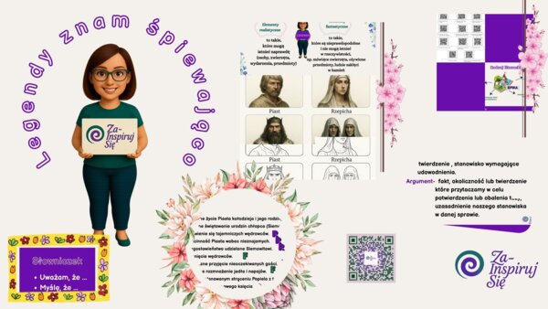 Legendy w kl. IV-VI - scenariusze lekcji , karty pracy