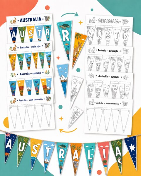 Girlanda australijska do klasy