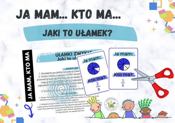 Ja mam, kto ma... Jaki to ułamek? Ułamki zwykłe.